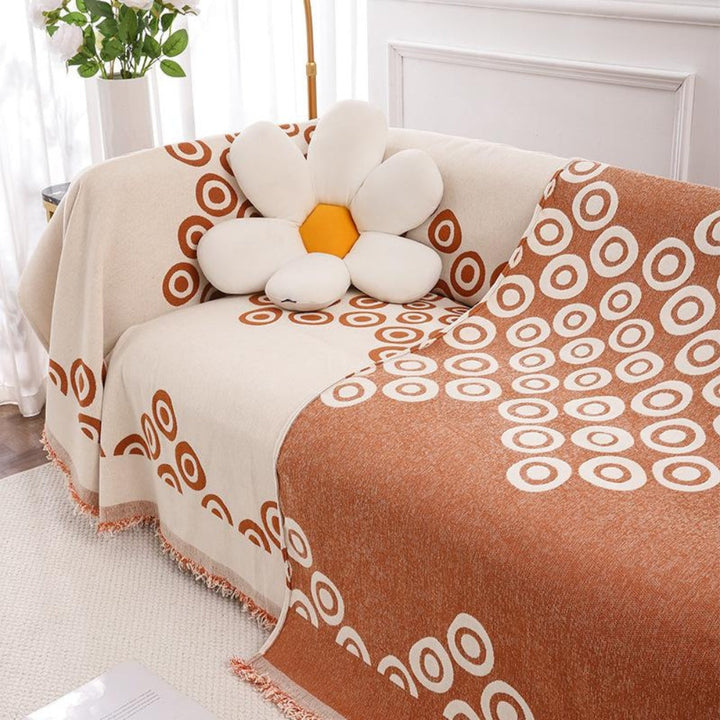 Circa Bloom Patterned Chenille Sofa Cover