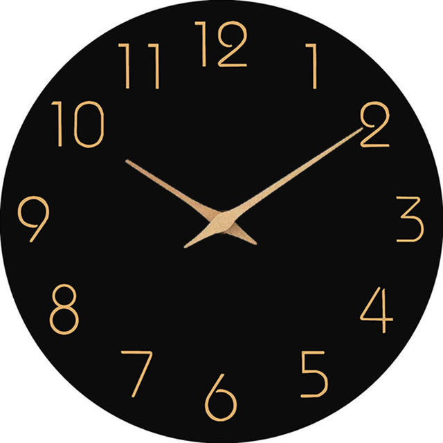 Simple colored Silent Wall Clock 12 Inch