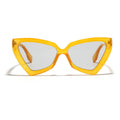 Women's Cat-Eye Sunglasses with Mirrored Lenses and Sturdy Frame