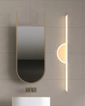 Modern Wall Lamp made of Wooden Arch