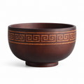 Otemachi Wooden Bowl with Ornate Pattern