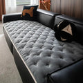 Plush Button-Tufted Sofa Cover