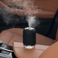 Portable Wireless Humidifier, with Dual Spray Design, 10hrs Battery Life and Night Light, for Work, Study, Car and More