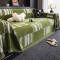 Rustic Abstract Chenille Sofa Cover