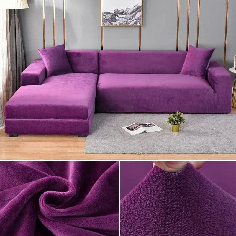 PlushFit - High-Quality Sofa Covers Made of Stretch Velvet