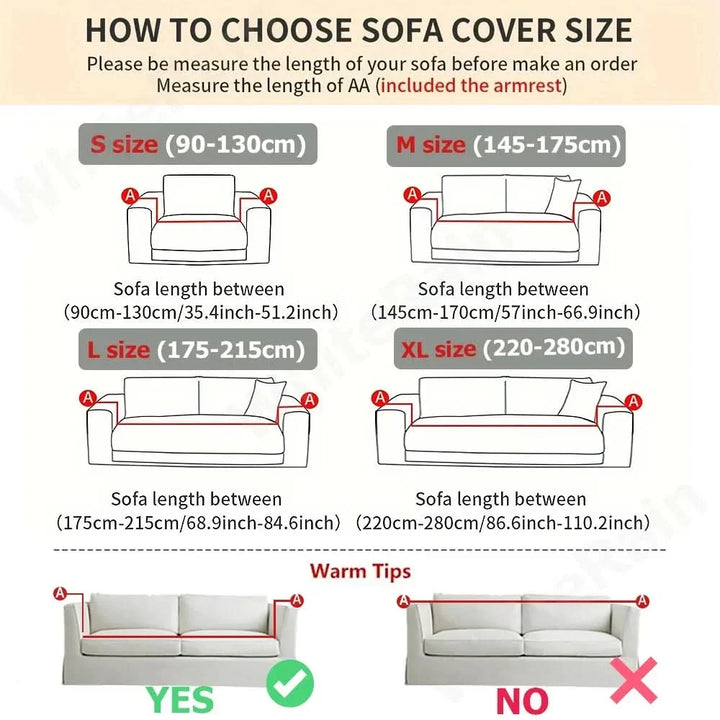 CouchWrap - lightweight and non-slip sofa cover