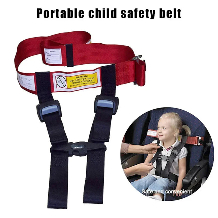 Airplane Child Safety Harness Adjustable Travel Seat Belt