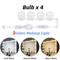 Glamora | LED Makeup Mirror Light Set | 10 Hollywood-Style Lamps | USB, Dimmable & 3 color Modes
