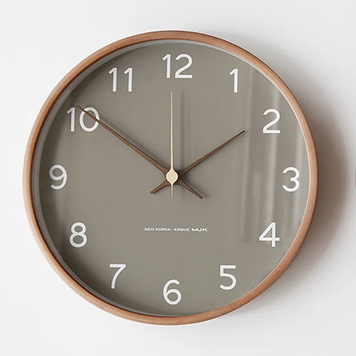 TranscendTime | Wall clock made of wood and glass