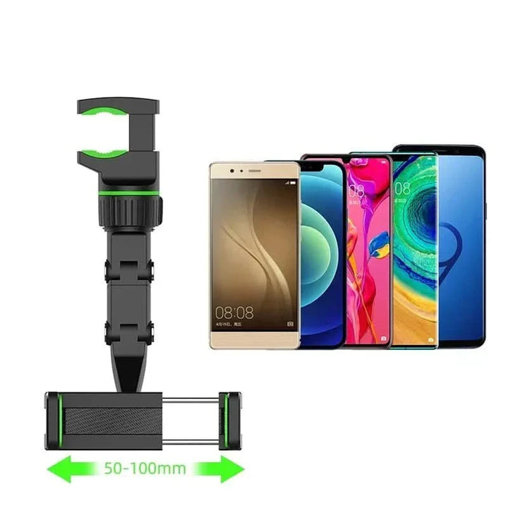 360° Car Phone Holder Mount for Rearview Mirror