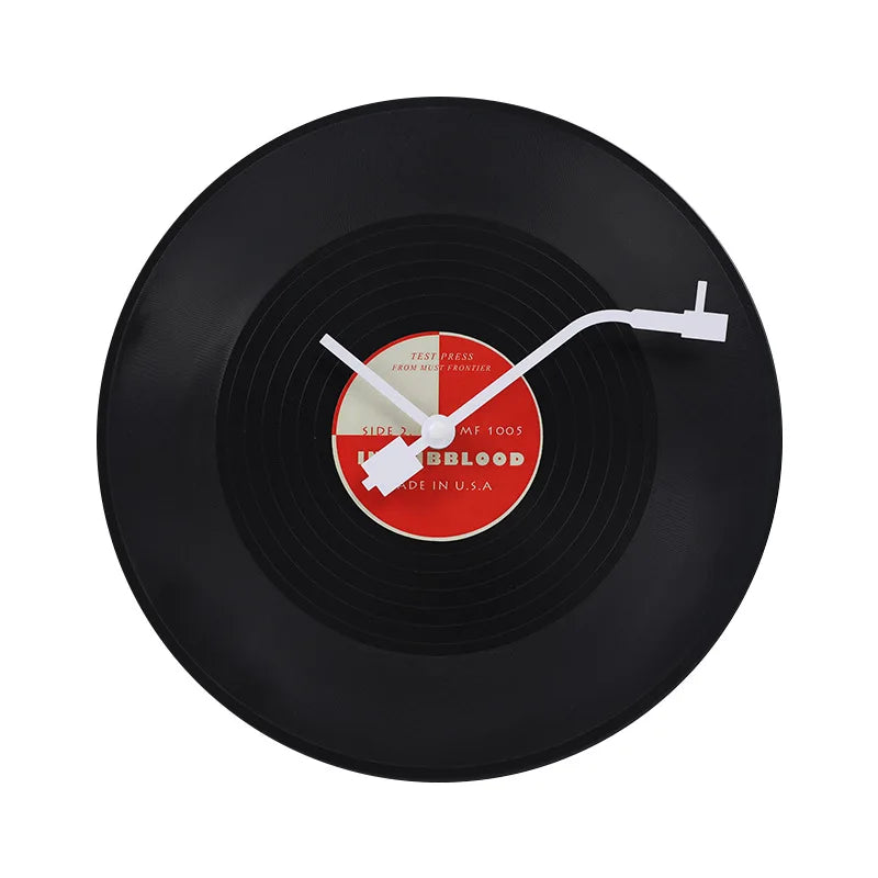 Musical Vinyl Record Wall Clock