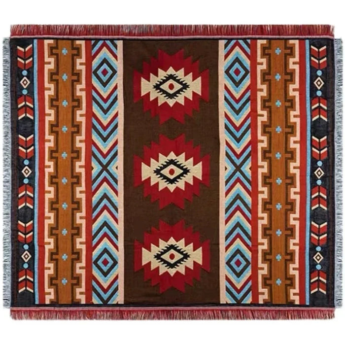 Outdoor Bohemian Picnic Blanket - Moisture-resistant Camping and Picnic Blanket in Ethnic Style