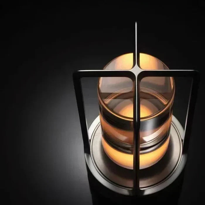 Warm LED Cordless Table Lamp – Battery Operated Nordic Design - LED with Touch Control, Suitable for Bedroom, Home, Outdoor - Ideal Night Light
