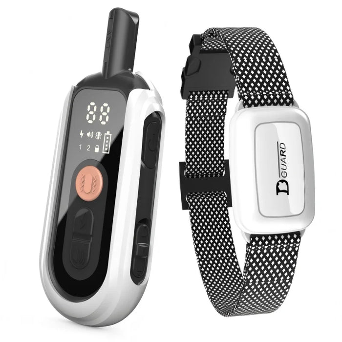Rechargeable Waterproof Dog Training Collar with Remote & Bark Control – TrainMate