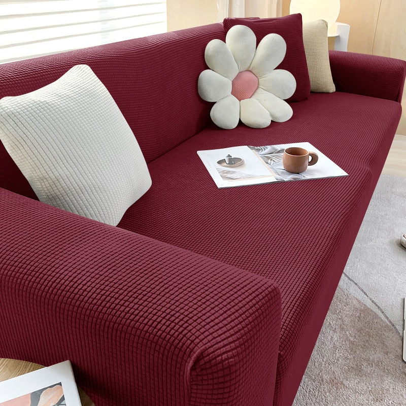 FlexiCover Elastic Sofa Cover – Protection Cover for Corner Sofas and Standard Sofas