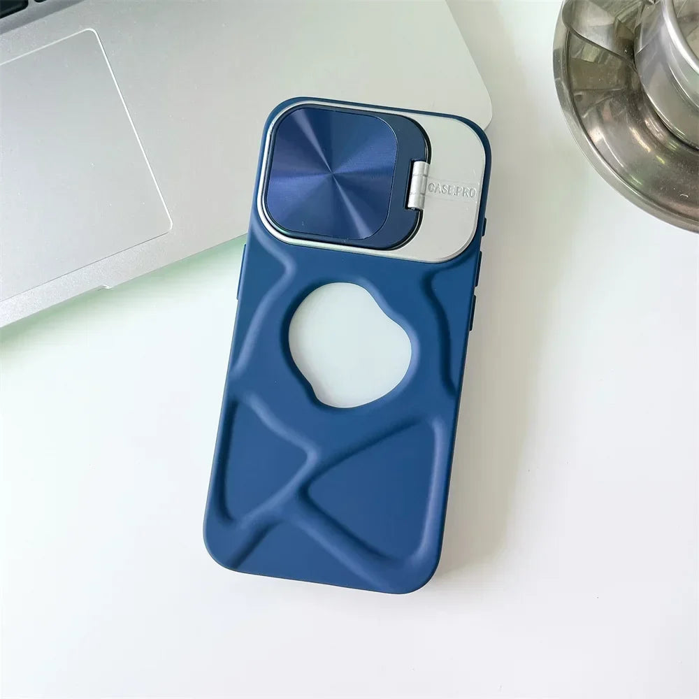 Magsafe Silicone Lens Flip IPhone Case