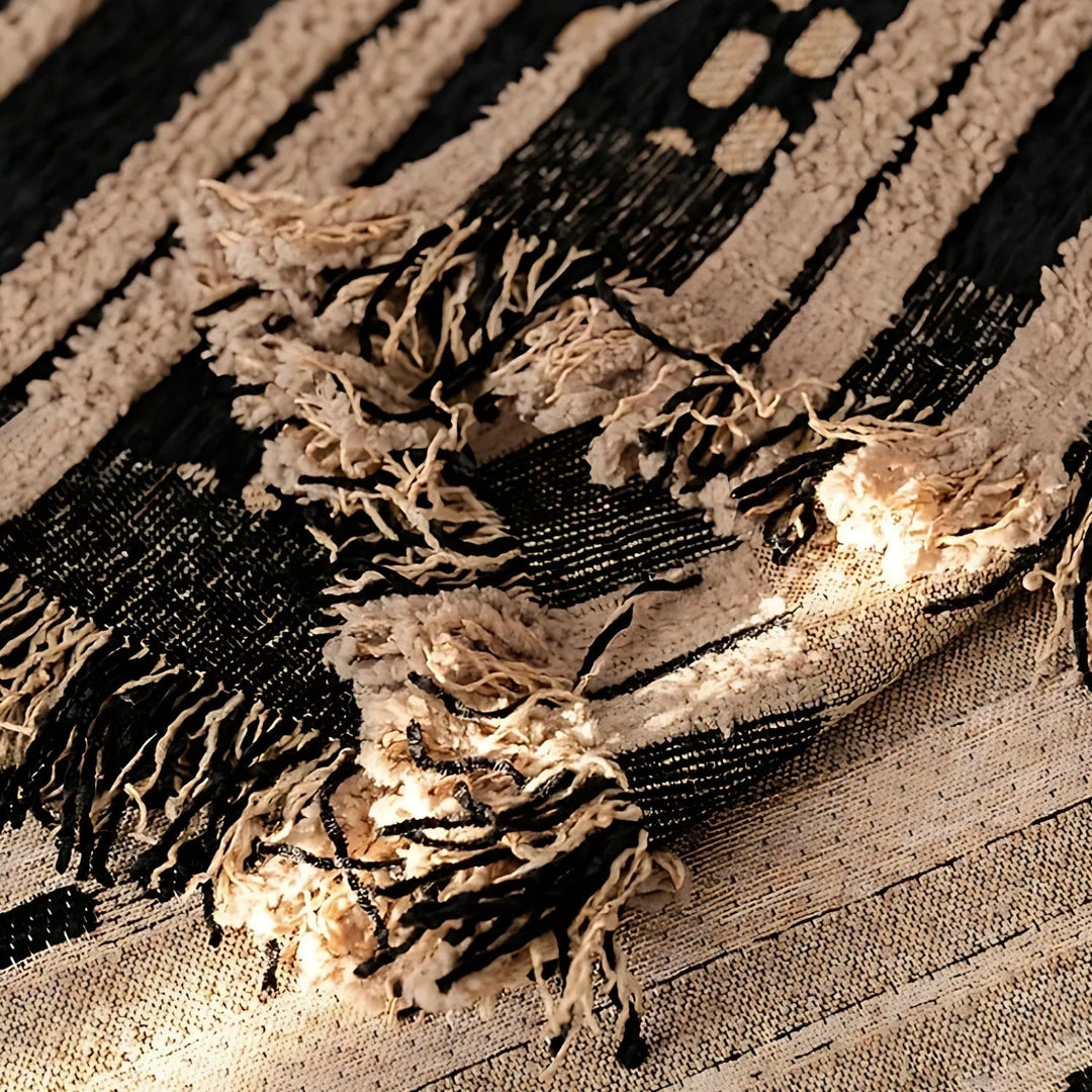 Sahara Style Plush Boho Sofa Cover Blanket