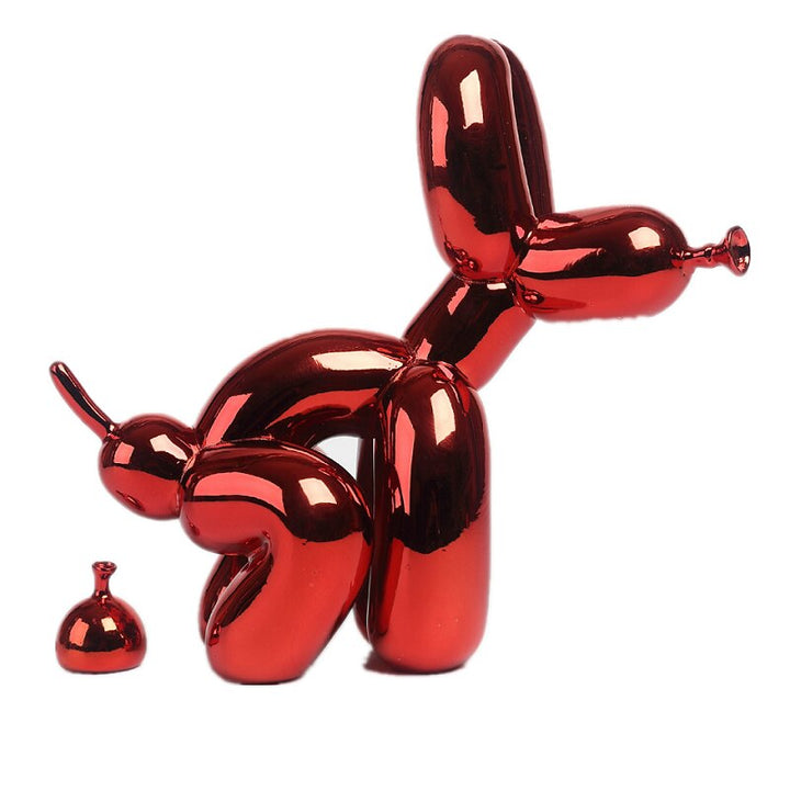 Balloon Dog Sculpture, Balloon Art Statue, Mini Collectible Figure, Home Decor, Resin Figure, Desk Accessories, Room Decoration