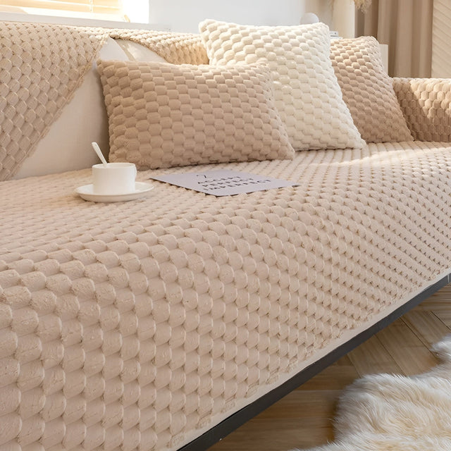Luxury Velvet Sofa Cover - VeluLuxe |