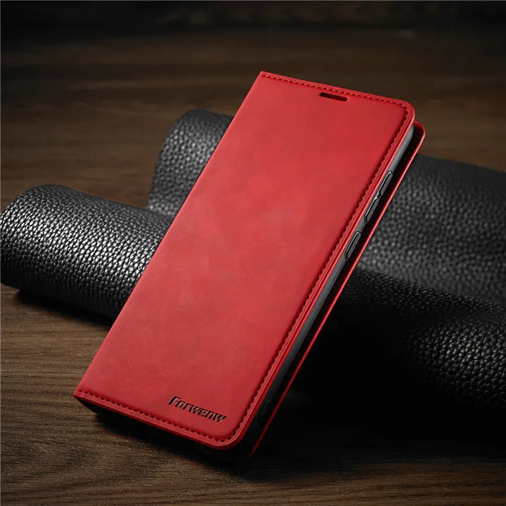 iPhone Case: Magnetic Leather Bag for Stylish Protection