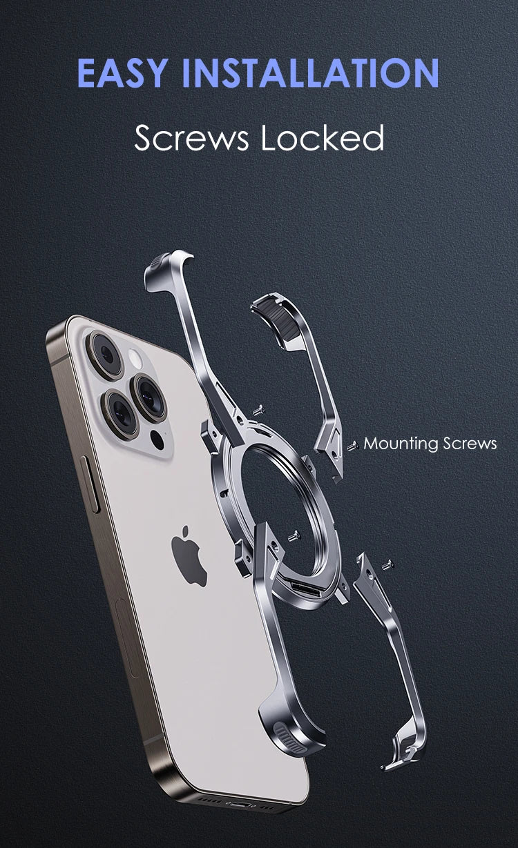 Frameless Free Spins Magnetic Phone Case