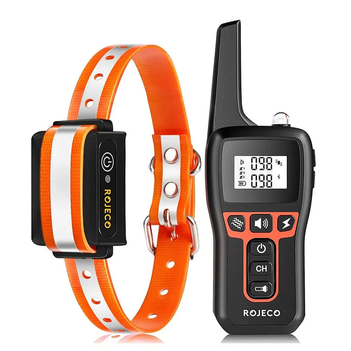 Remote-Controlled Dog Training Collar | Rechargeable, Waterproof &amp; 1000m Range for Effective Dog Training