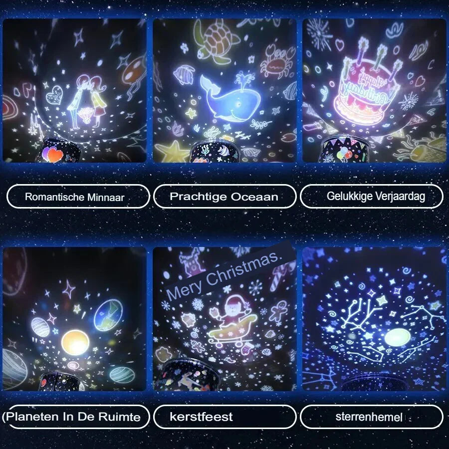 Unique Patterns Night Light for Children - StarryDream