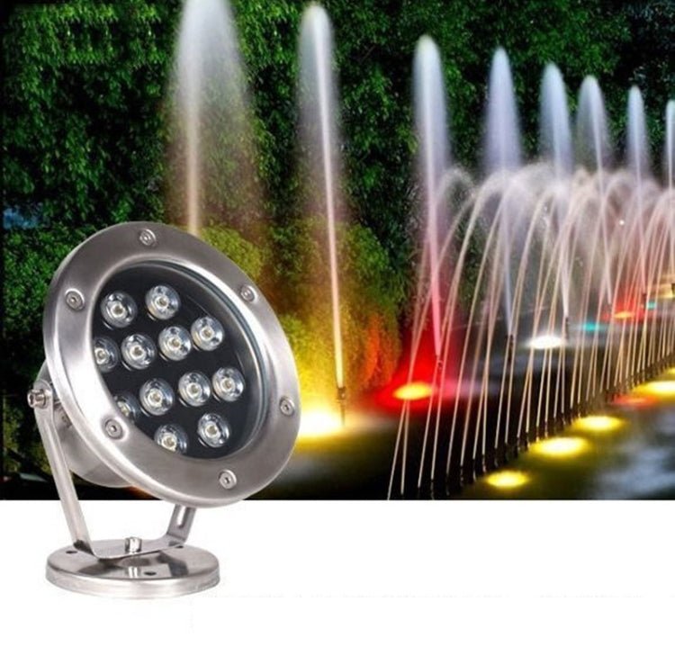LED Underwater Light Pool Fish Pond Fountain Waterproof Landscape Light 9W (Warm White)