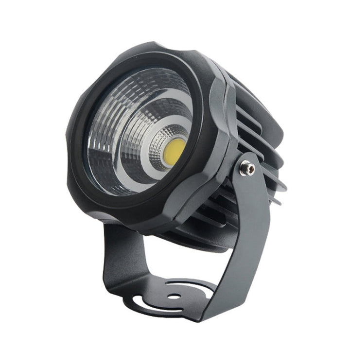 LED floodlight COB outdoor waterproof spotlight billboard lights garden lamp, color: 30W 7 colors