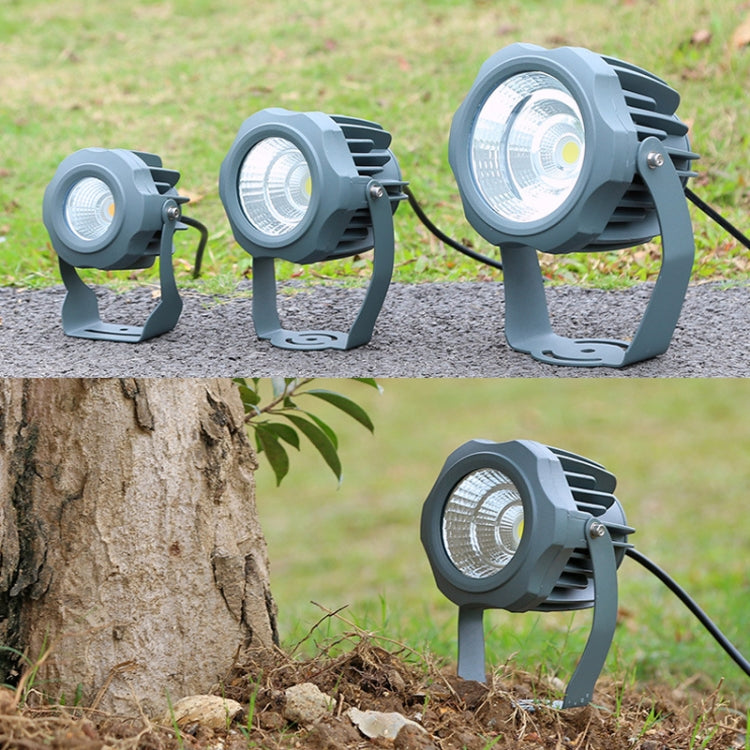 LED floodlight COB outdoor waterproof spotlight billboard lights garden lamp, color: 30W 7 colors
