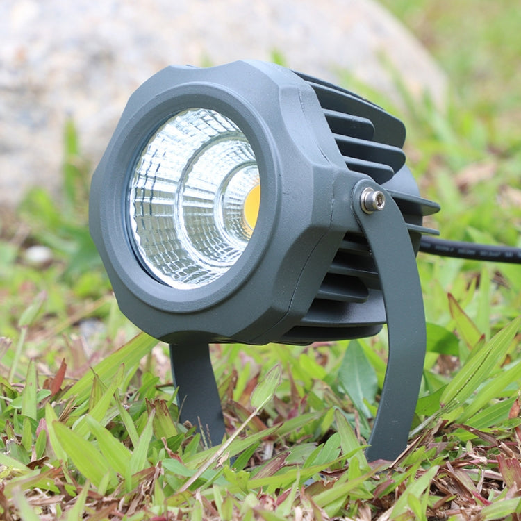LED Floodlight COB Outdoor Waterproof Spotlight Billboard Lights Garden Lamp, color: 20W 7 colors