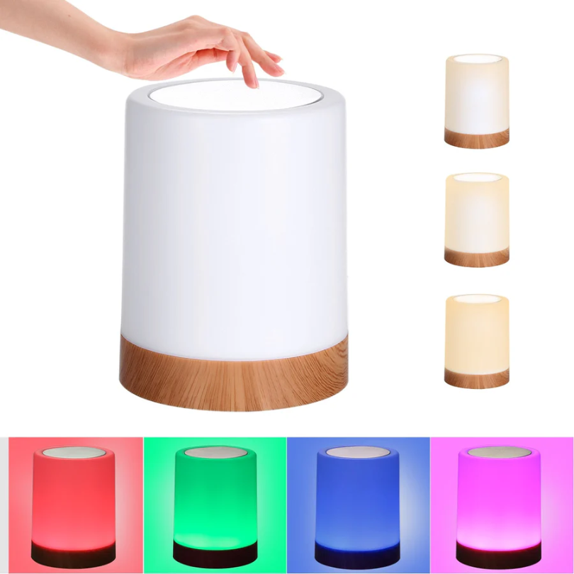 Dimmable LED Night Light with Modern Design and color Change