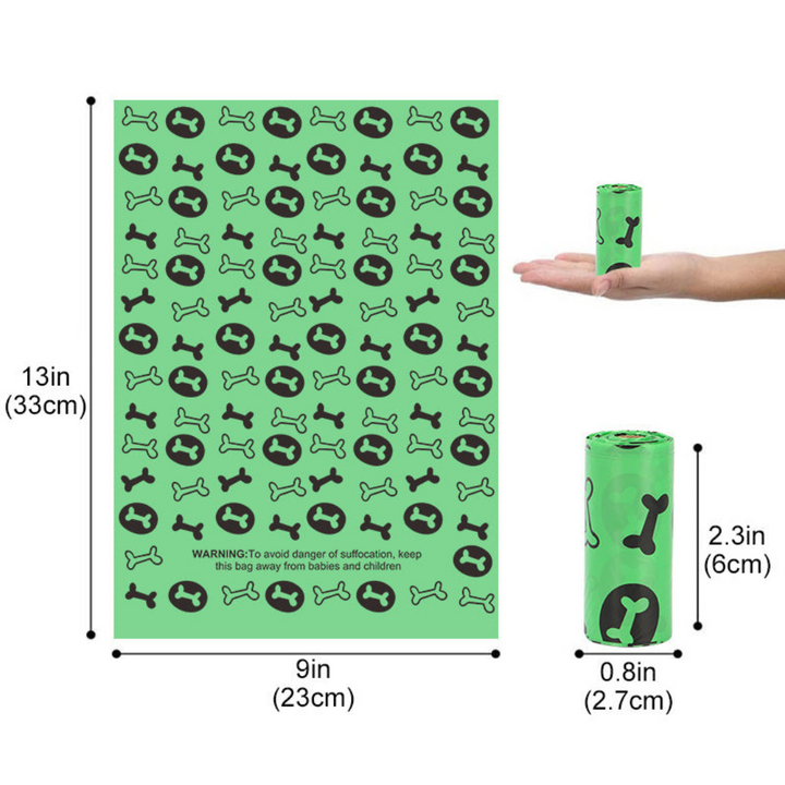 Eco-friendly Poop Bags with Convenient Dispenser