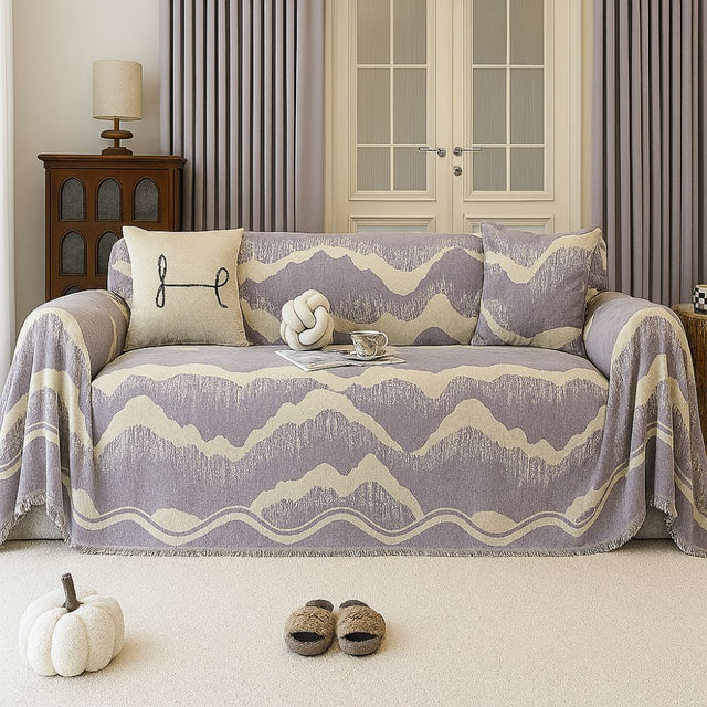 Wavescape Chenille Sofa Cover