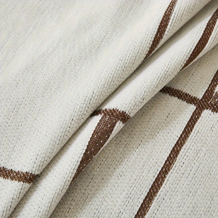 Wavy Stripe Boho Sofa Cover