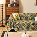 Zahara Geometric Tribal Kilim Sofa Cover