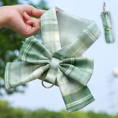 AURÉLIEN HARNESS – Adjustable dog harness with bow for stylish walks