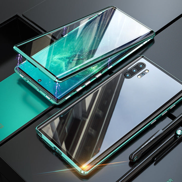 tempered glass double-sided phone case for Samsung