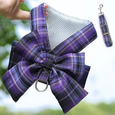 AURÉLIEN Harness – Adjustable Dog Harness with Stylish Bow Design