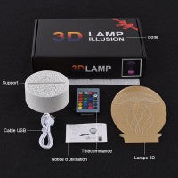 3D Lamp head of Mickey