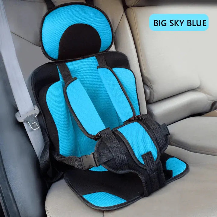 Portable Child Travel Car Seat | Foldable Safety Booster with 5-Point Harness | Ages 0–12 Years