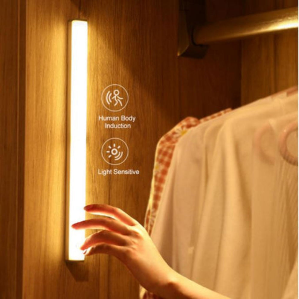 LED Night Light Sensor Wooden Bed Frame