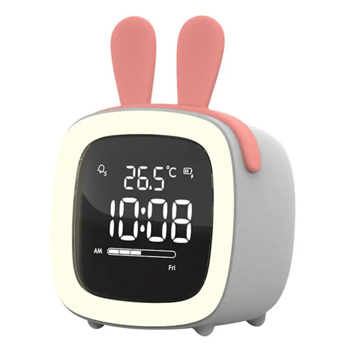 BunnyGlow - LED Alarm Clock – Night Light with Digital Display &amp; Timer