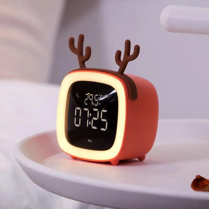 BunnyGlow - LED Alarm Clock – Night Light with Digital Display &amp; Timer