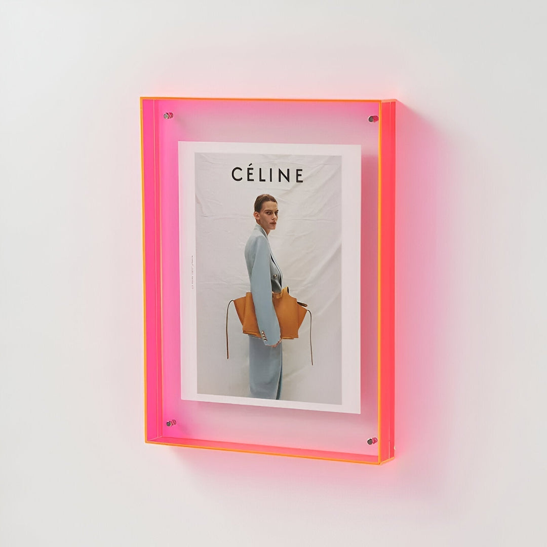 colorful transparent acrylic picture frame