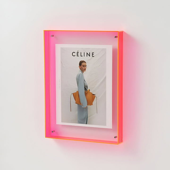 colorful transparent acrylic picture frame