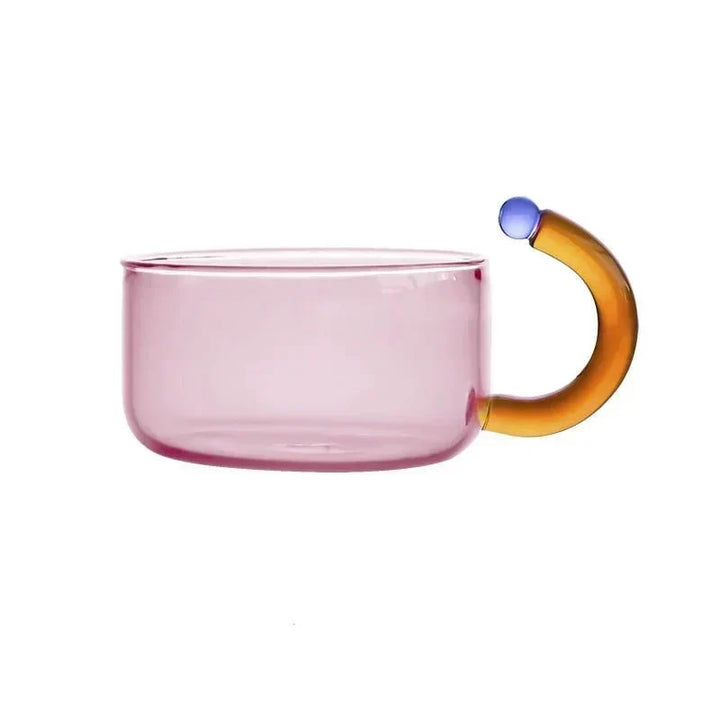 Contrasting color Glass Teapot Set – Stylish &amp; Heat Resistant Design