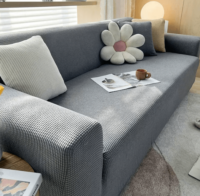 SNUGJACQ – Soft Jacquard Sofa Cover with Non-Slip Fit