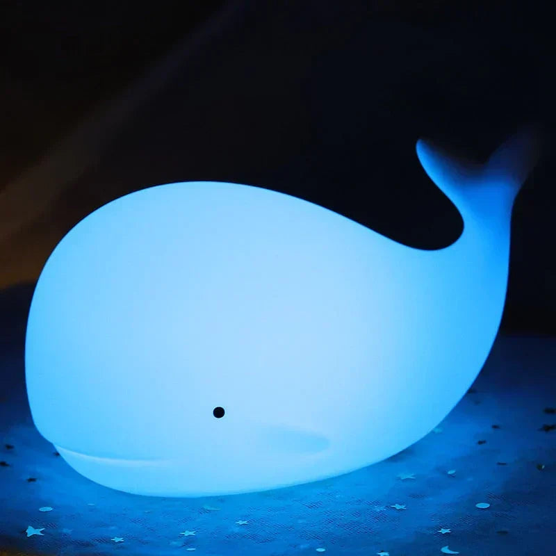 Cute Whale Night Light with color Change - GlowWhale