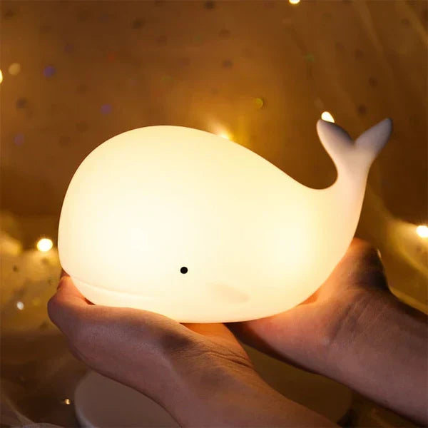 Cute Whale Night Light with color Change - GlowWhale